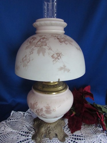 Antique oil kerosene table - antique, oil/kerosene
