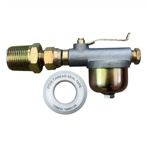 Heating oil tank filter with - heating,