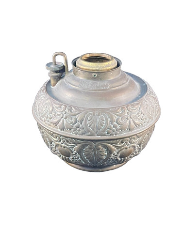 Antique brass kerosene tank